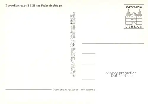 AK / Ansichtskarte Selb Porzellanstadt Freibad Teichpartie Selb