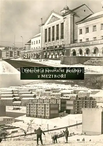 AK / Ansichtskarte Mezibori Skigebiet Mezibori