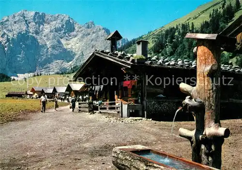 AK / Ansichtskarte Engalm Ahornboden Grubenkarspitze Engalm
