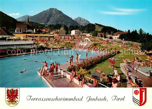 AK / Ansichtskarte Jenbach_Tirol Terrassenschwimmbad Jenbach Tirol