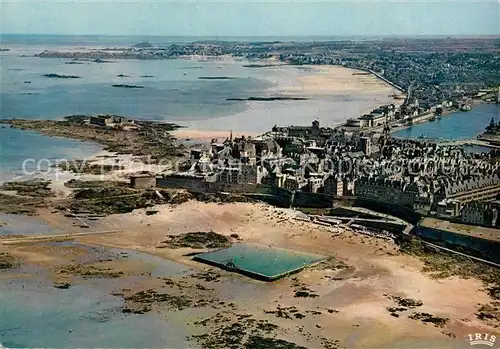 AK / Ansichtskarte Saint Malo_Ille et Vilaine_Bretagne Fliegeraufnahme Cite Corsaire Saint Malo_Ille et Vilaine