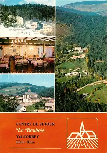 AK / Ansichtskarte Orbey_Haut_Rhin Fliegeraufnahme Le Beubois Orbey_Haut_Rhin