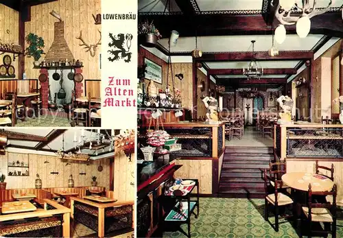 AK / Ansichtskarte Finale_Ligure Zum alten Markt bei Gigi Restaurant Finale_Ligure