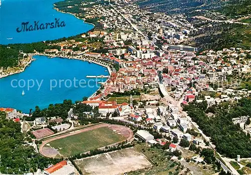 AK / Ansichtskarte Makarska_Dalmatien Fliegeraufnahme Makarska Dalmatien