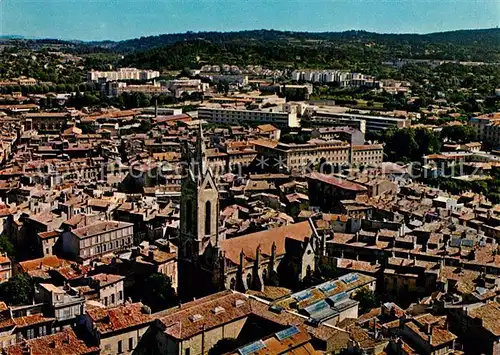 AK / Ansichtskarte Aix en Provence Fliegeraufnahme Cite du Roy Rene Aix en Provence