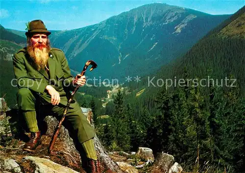 AK / Ansichtskarte Krkonose Berggeist im Riesengebirge Krkonose