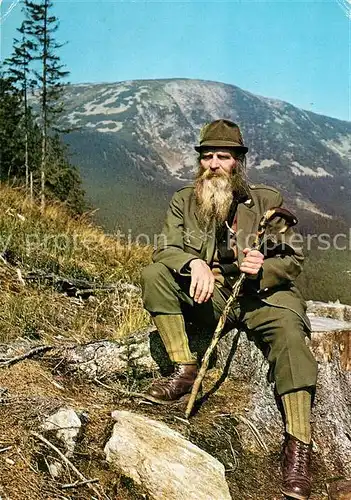 AK / Ansichtskarte Krkonose Berggeist im Riesengebirge Krkonose