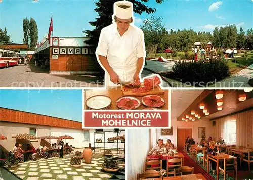 AK / Ansichtskarte Mohelnice Motorest Morava Camping Minigolf Restaurant Mohelnice