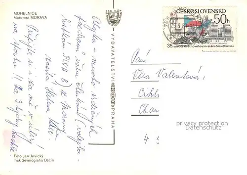 AK / Ansichtskarte Mohelnice Motorest Morava Camping Minigolf Restaurant Mohelnice