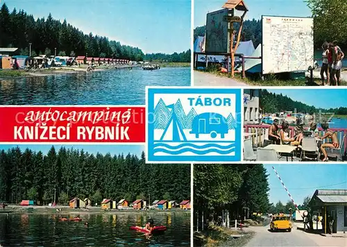 AK / Ansichtskarte Tabor Autocamping Knizeci Rybnik Details Tabor