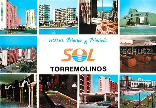 AK / Ansichtskarte Torremolinos Hotel Principe et Principito Details Torremolinos