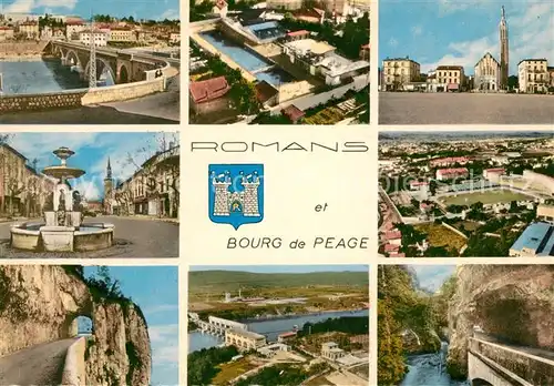 AK / Ansichtskarte Romans_Bourg_de_Peage Vue partielle Romans_Bourg_de_Peage