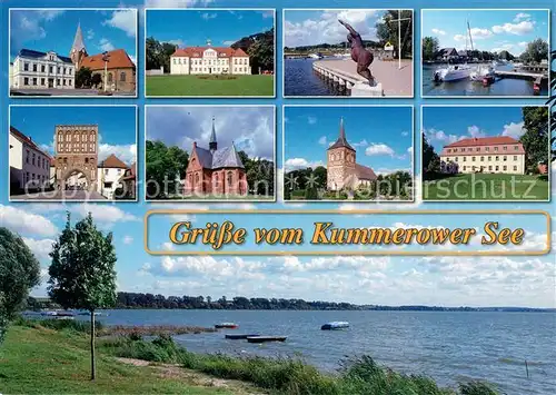 AK / Ansichtskarte Kummerow_Malchin rund um den Kummerower See Kummerow Malchin