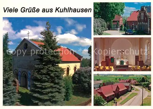 AK / Ansichtskarte Kuhlhausen Kirche Innenansicht Ortsmotive MB Karte 125 Bild und Heimat Kuhlhausen