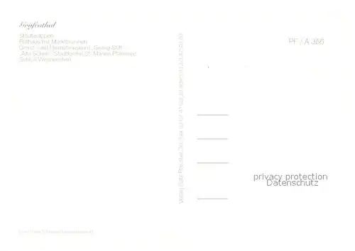 AK / Ansichtskarte Graefenthal Stadtwappen Rathaus Marktbrunnen Museum Schule Kirche Schloss Wespenstein Graefenthal