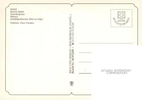 AK / Ansichtskarte Finsterwalde Schloss Berliner Strasse Gutenberghaus Rathaus Kirche Orgel Finsterwalde