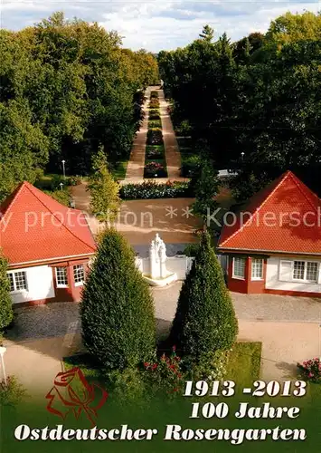 AK / Ansichtskarte Forst_Lausitz 100 Jahre Ostdeutscher Rosengarten Haupteingang Forst_Lausitz