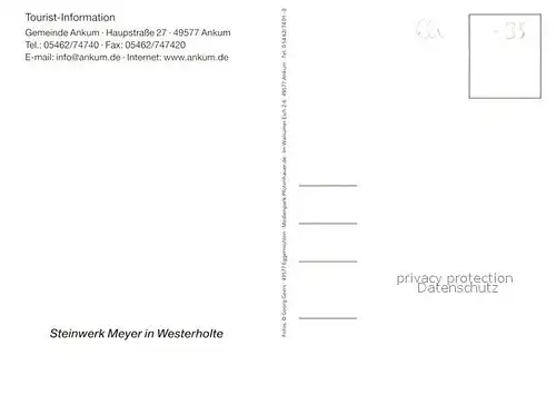 AK / Ansichtskarte Westerholte Steinwerk Meyer Westerholte