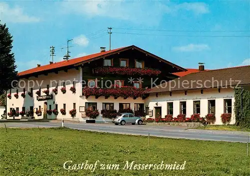 AK / Ansichtskarte Rottau_Chiemgau Gasthof zum Messerschmied Rottau Chiemgau