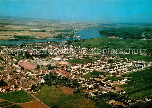 AK / Ansichtskarte Nierstein_Rhein Fliegeraufnahme Nierstein_Rhein