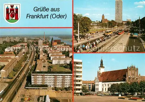 AK / Ansichtskarte Frankfurt_Oder Karl Marx Strasse Rathaus  Frankfurt Oder