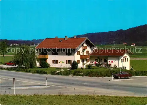 AK / Ansichtskarte Siegsdorf_Oberbayern Gasthaus Scholz Siegsdorf Oberbayern