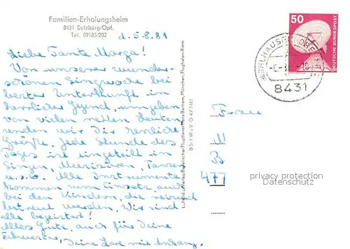 AK / Ansichtskarte Sulzbuerg Fliegeraufnahme Familien Erholungsheim Sulzbuerg