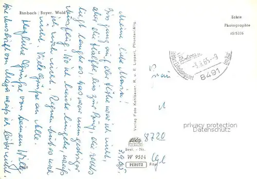 AK / Ansichtskarte Rimbach_Bayrischer_Wald Sender Burgstall Rimbach_Bayrischer_Wald