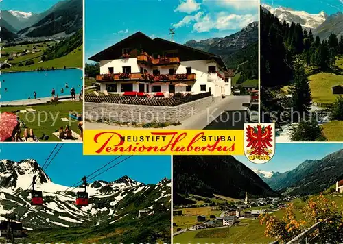 AK / Ansichtskarte Neustift_Stubaital_Tirol Pension Hubertus  Neustift_Stubaital_Tirol