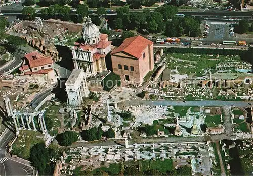 AK / Ansichtskarte Roma_Rom Fliegeraufnahme Foro Romano Roma_Rom