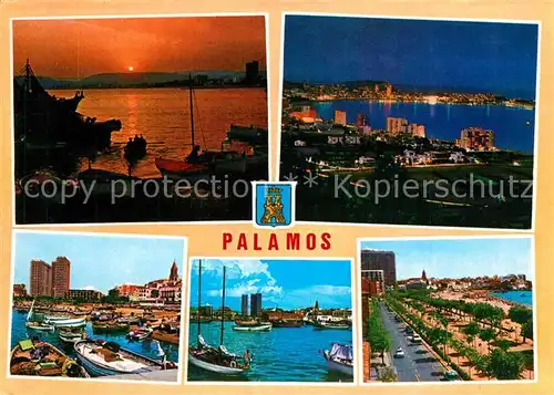 AK / Ansichtskarte Palamos Sehenswuerdigkeiten Abendstimmung Palamos