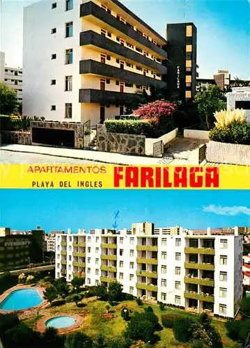 AK / Ansichtskarte Playa_del_Ingles Apartamentos Farilaga Playa_del_Ingles