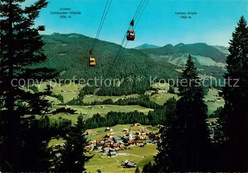 AK / Ansichtskarte Riezlern_Kleinwalsertal_Vorarlberg Kanzelwandbahn Riezlern_Kleinwalsertal
