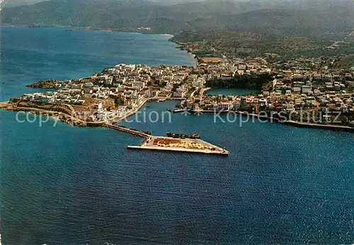 AK / Ansichtskarte Nikolaos_Agios_Kreta Fliegeraufnahme Nikolaos_Agios_Kreta