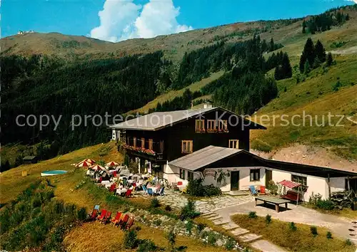 AK / Ansichtskarte Zell_See Sonnalm Terrasse Zell_See