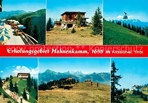 AK / Ansichtskarte Kitzbuehel_Tirol Hahnenkamm Seilbahn Berghazs Kitzbuehel Tirol