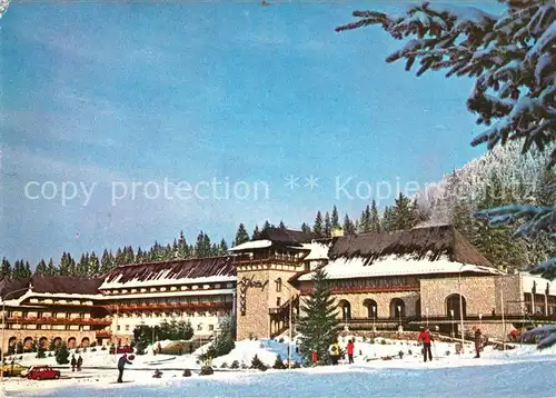 AK / Ansichtskarte Brasov Hotel Sport Winterlandschaft Brasov