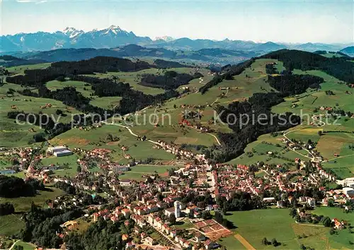 AK / Ansichtskarte Heiden_AR Fliegeraufnahme Altman Saentis Heiden_AR