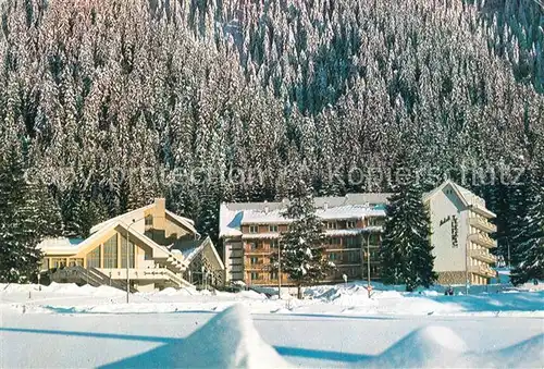 AK / Ansichtskarte Brasov Hotel Teleferic Winteraufnahme Brasov