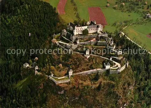 AK / Ansichtskarte Hochosterwitz_Burg Fliegeraufnahme Hochosterwitz_Burg