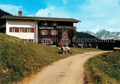 AK / Ansichtskarte Silbertal Berggasthof Kristberg im Montafon Silbertal