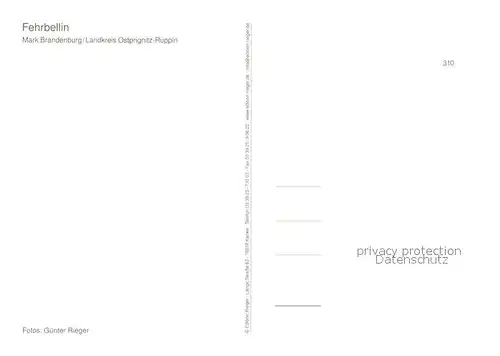 AK / Ansichtskarte Fehrbellin Teilansichten Kirche Denkmal Gedenkstein Alleestrasse Stadtpark See Fehrbellin