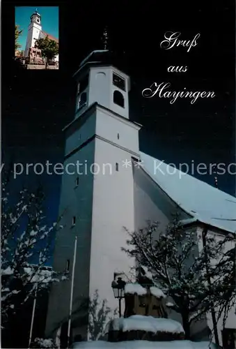 AK / Ansichtskarte Hayingen_Reutlingen Kirche Hayingen Reutlingen