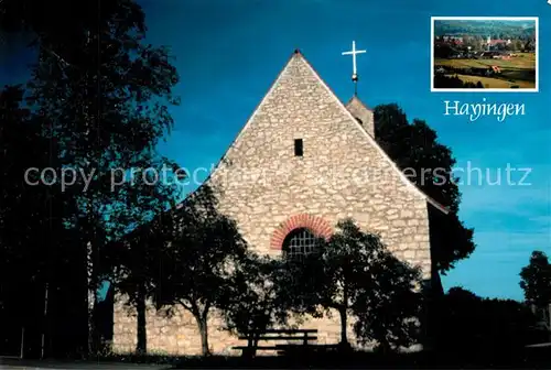 AK / Ansichtskarte Hayingen_Reutlingen Kirche Panorama Hayingen Reutlingen