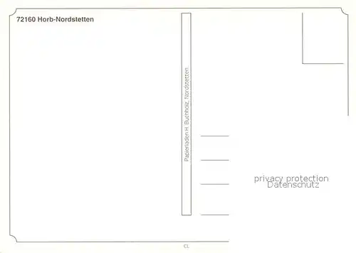 AK / Ansichtskarte Nordstetten_Horb_am_Neckar Kirchen Fliegeraufnahme Strassenpartien Nordstetten_Horb