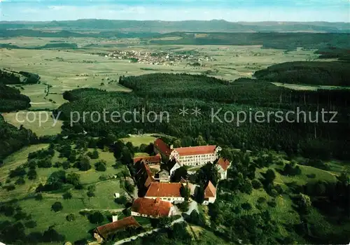 AK / Ansichtskarte Kirchberg_Sulz_Neckar Domaene und Berneuchener Haus Fliegeraufnahme Kirchberg_Sulz_Neckar