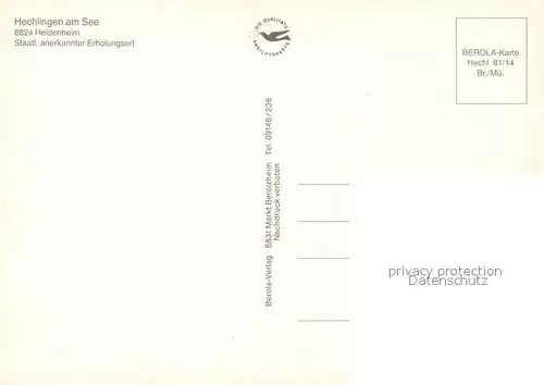 AK / Ansichtskarte Hechlingen_See Panorama Hechlingen See