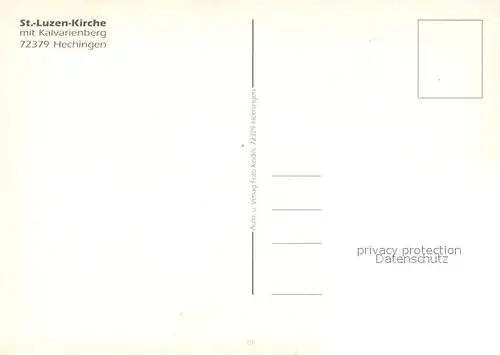 AK / Ansichtskarte Hechingen St Luzen Kirche Hechingen