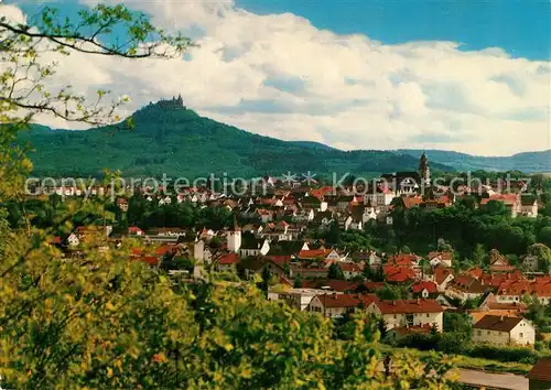 AK / Ansichtskarte Hechingen Panorama mit Burg Hohenzollern Hechingen