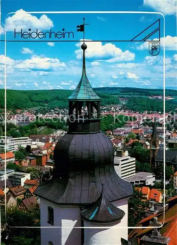 AK / Ansichtskarte Heidenheim_Brenz Schloss Hellenstein Panorama Heidenheim Brenz